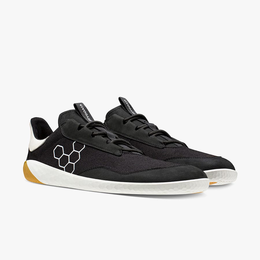 Black Men's Vivobarefoot Geo Shell Casual Shoes | Philippines 0093GSOL